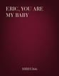 Eric, You are My Baby piano sheet music cover